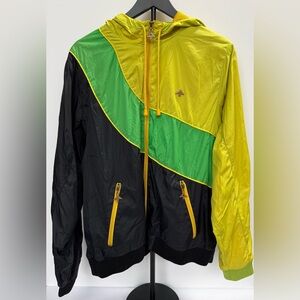 LRG Black, Green, and Yellow Windbreaker